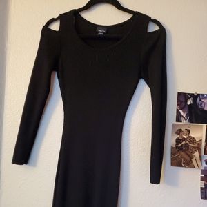 Black Ribbed Rue 21 Long Sleeve Large